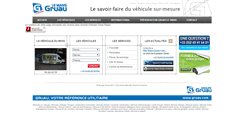 Desktop Screenshot of gruau-vehicules-specifiques.com